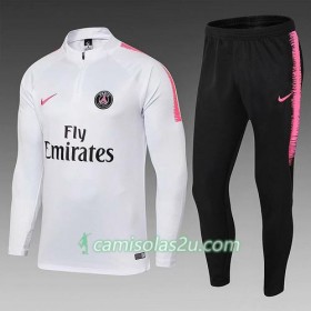 PSG Sweat de Treino Conjunto Branco 2018/19